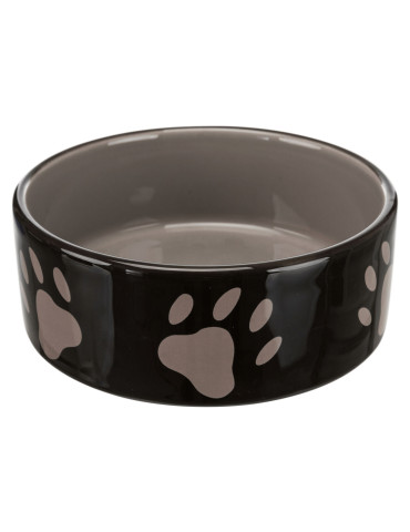 TRIXIE keramikinis dubenėlis su letenėlėmis, 0.3 l, 12 cm, rudas-smėlio