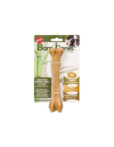 GimDog Bam-Bones vištienos skonio bambukinis kaulas 14,6cm