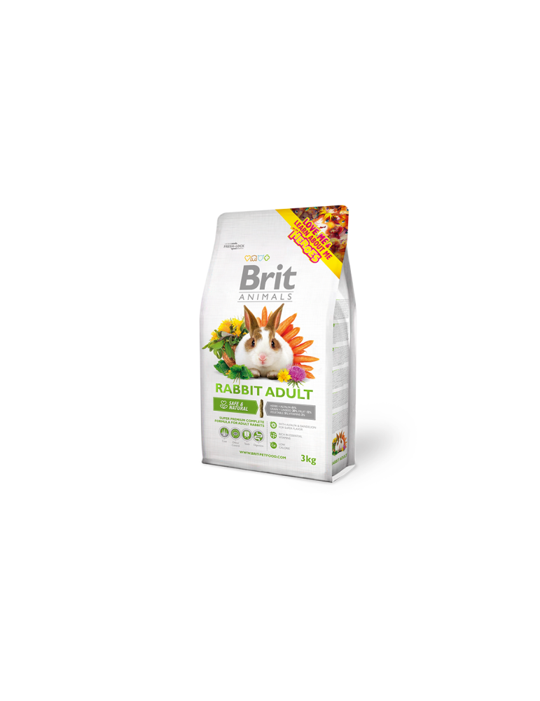 Brit Animals maistas suaugusiems triušiams 300g Brit Animals maistas suaugusiems triušiams 300g
