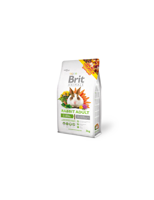 Brit Animals maistas suaugusiems triušiams 300g Brit Animals maistas suaugusiems triušiams 300g