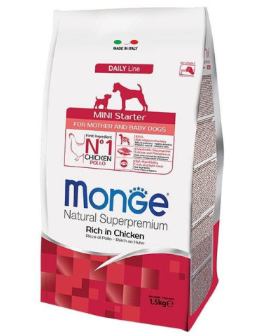 Monge sausas pašaras šuniukams su vištiena 1,5kg