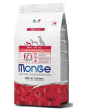 Monge mini puppy sausas pašaras mažų veislių jauniems šuniukams su vištiena 3kg