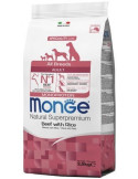 Monge Dry Dog Spec. Line suaugusiems visų veislių šunims su jautiena ir ryžiais 12kg