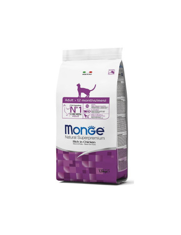 Monge  super premium pašaras katėms su vištiena 1,5kg