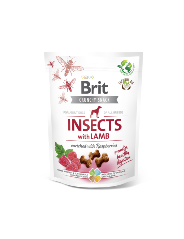 Brit Care skanėstai šunims su ėriena ir vabzdžiais - 200 g