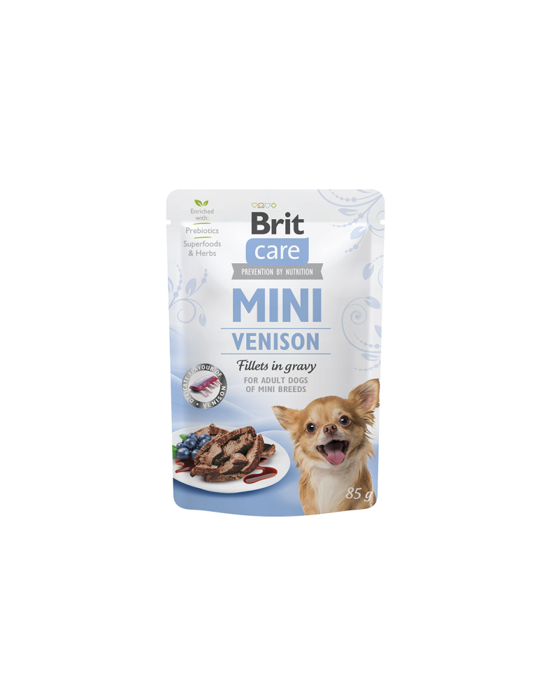 Brit Care Mini konservai šunims su elniena - 85 g Brit Care Mini konservai šunims su elniena - 85 g