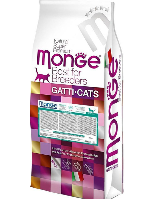 Monge Daily Line Hairball super premium pašaras suaugusioms katėms su vištiena 10kg