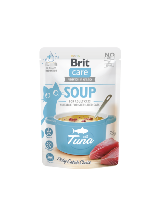 Brit Care sriuba su tunu katėms - 75g Brit Care sriuba su tunu katėms - 75g