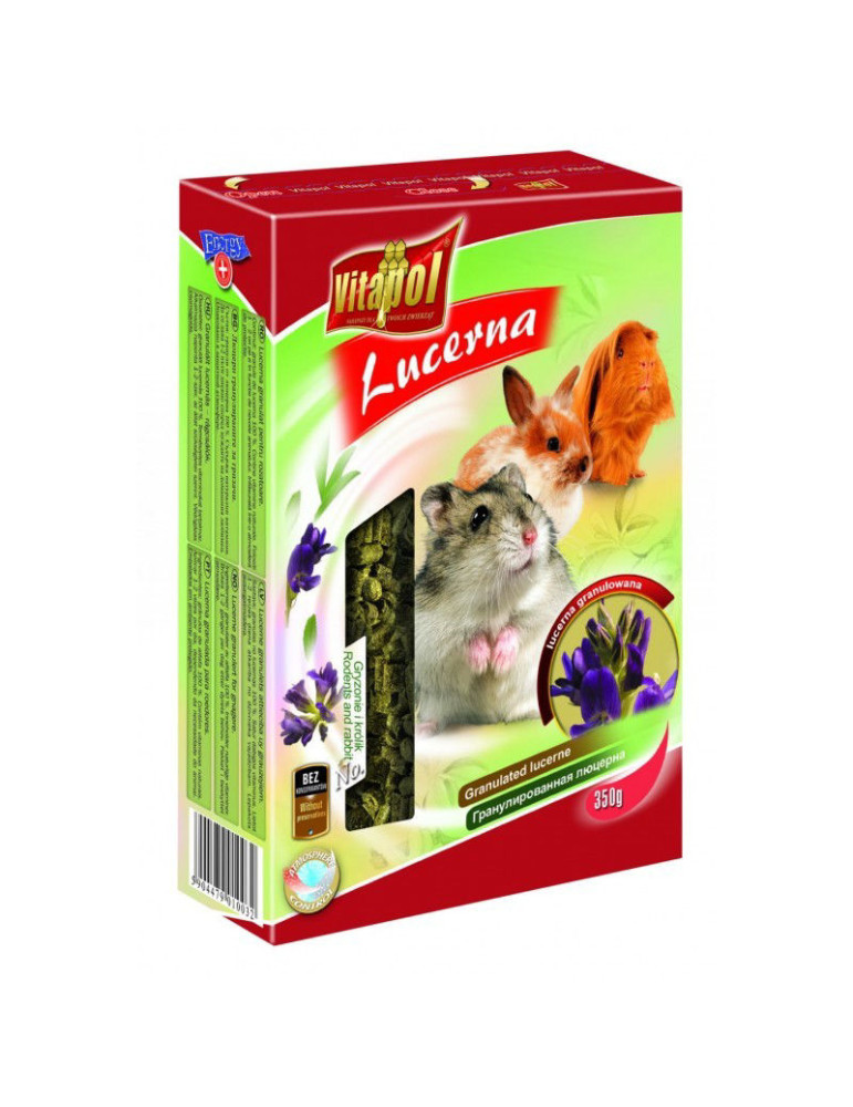 Vitapol granuliuota liucerna triušiams ir graužikams 350g Vitapol granuliuota liucerna triušiams ir graužikams 350g