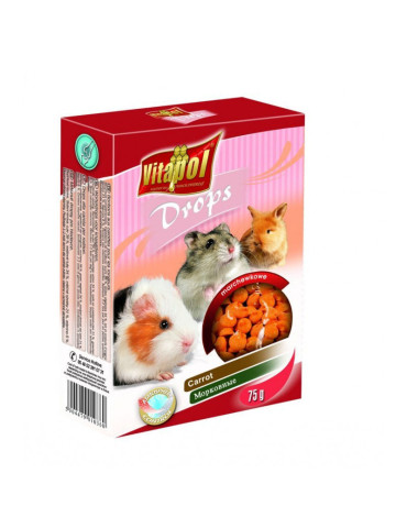 Vitapol lašeliai graužikams su morkomis 75g