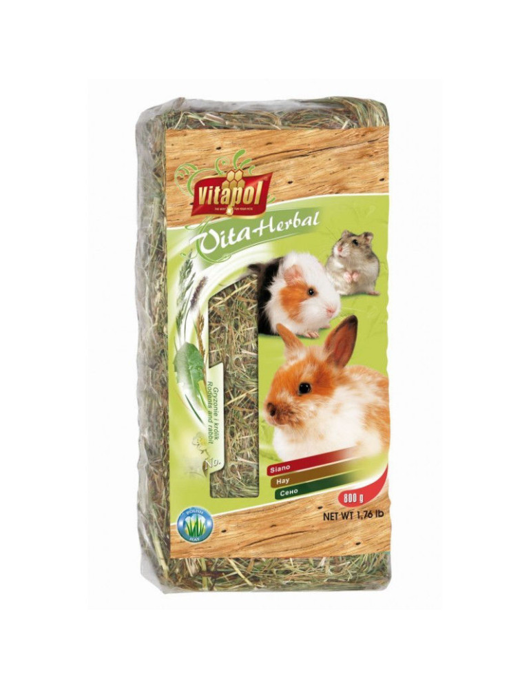 Vitapol natūralus šienas graužikams ir triušiams 250g Vitapol natūralus šienas graužikams ir triušiams 250g