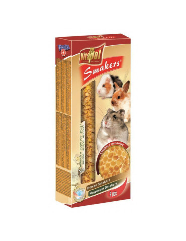 VITAPOL Smakers Skanėstas triušiams ir graužikams su medumi 90g. 2 vnt.