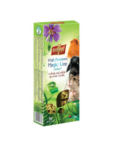 Vitapol Smakers Magic Line skanėstas triušiams ir graužikams su agurkais 90g (2 vnt)