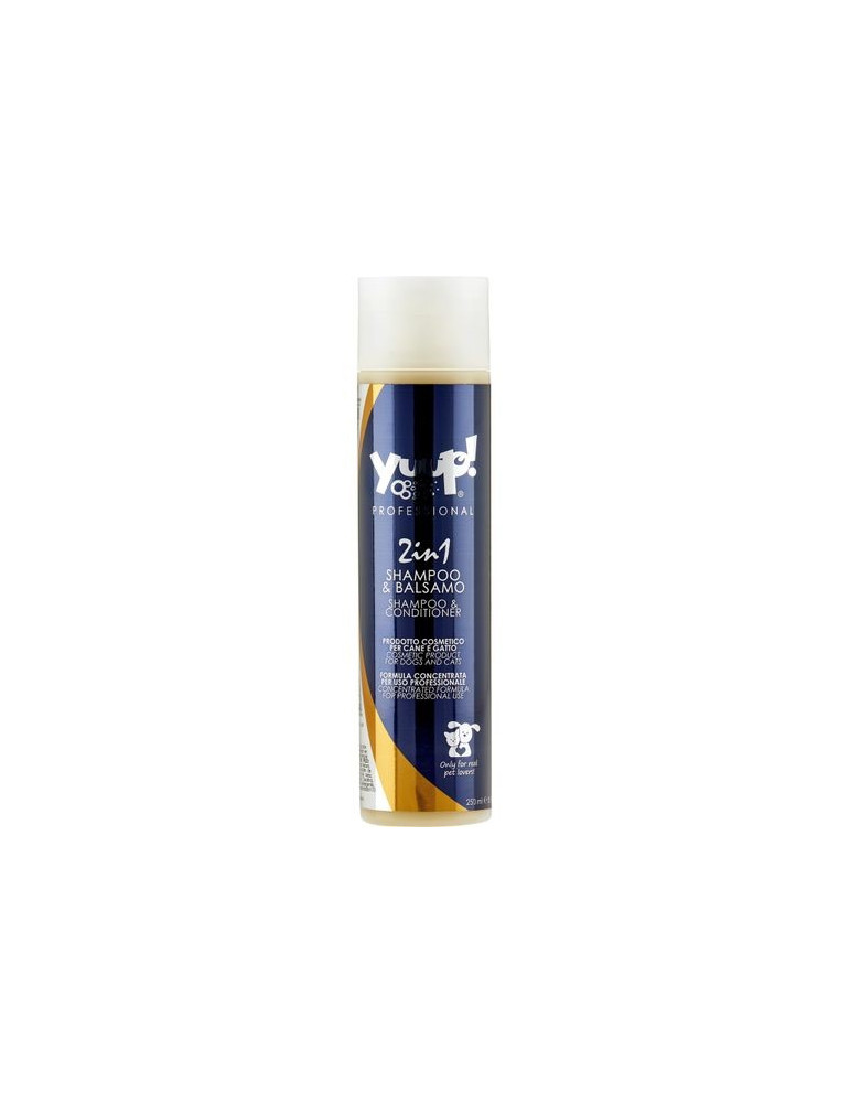 Yuup! Professional šampūnas / kondicionierius šunims ir katėms - 250 ml Yuup! Professional šampūnas / kondicionierius šunims ir katėms - 250 ml