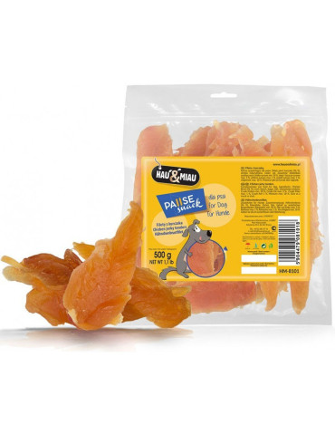 Hau&Miau vištienos file skanėstai šunims 500g