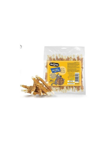 Hau&Miau balti pagaliukai apsukti vištiena 500g