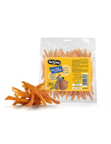 Hau&Miau minkštos Vištienos juotelės šunims 500g