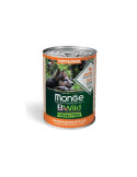Monge BWild puppy konservuotas pašaras su antiena, moliūgais ir cukinijomis 400g