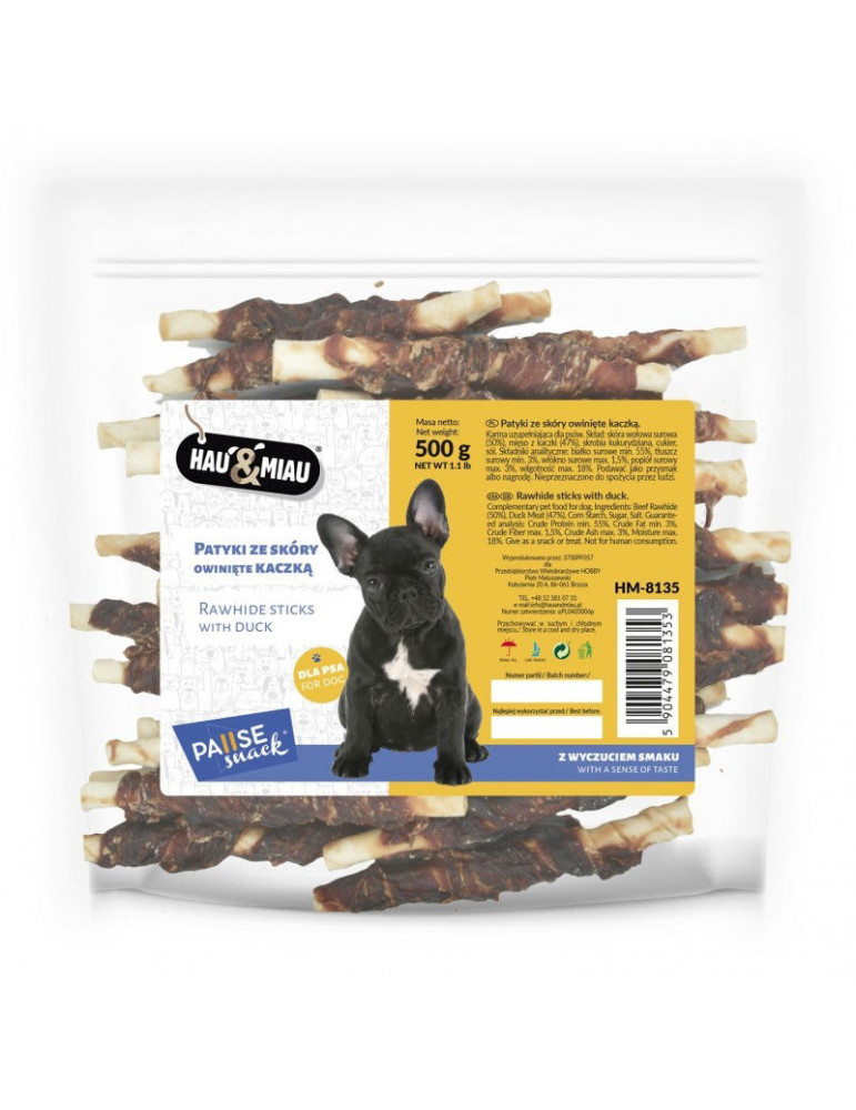 Hau&Miau balti pagaliukai apsukti antiena 500g