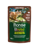 Monge BWild kons. pašaras didėlių veislių katėms su buivolo mėsa ir daržovėmis 85g