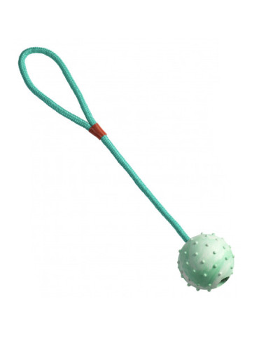Gimdog Rubber Ball With Rope žaislas šuniui