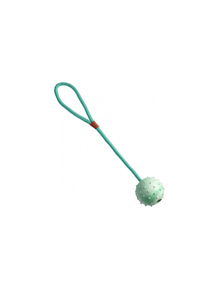 Gimdog Rubber Ball With Rope žaislas šuniui Gimdog Rubber Ball With Rope žaislas šuniui