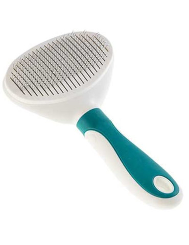 Gimdog Oval Slicker Brush/Hair Rem.11x19,5cm ovalus šepetys su plaukų išvalymu