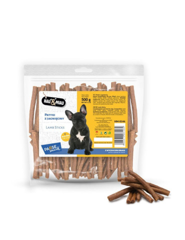 Hau&Miau ėrienos lazdelės šunims 500g