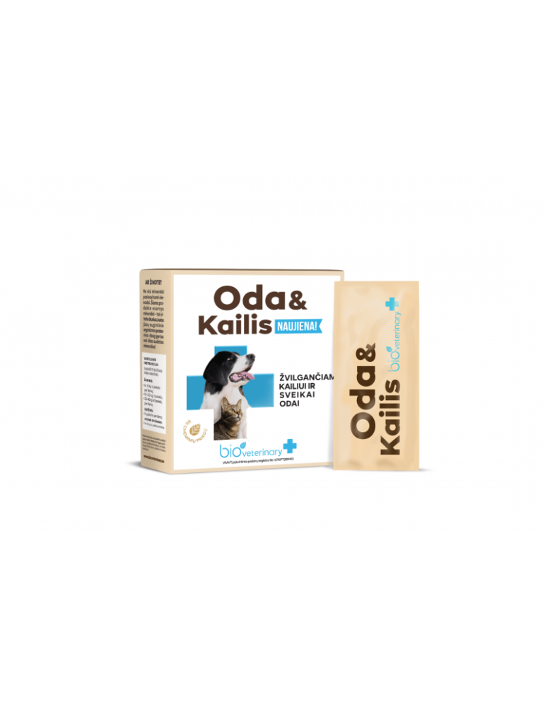 Bioveterinary Oda & Kailis maisto papildas augintiniams Bioveterinary Oda & Kailis maisto papildas augintiniams