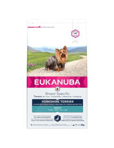 Eukanuba Yorkshire Terrier sausas pašaras su vištiena - 2kg