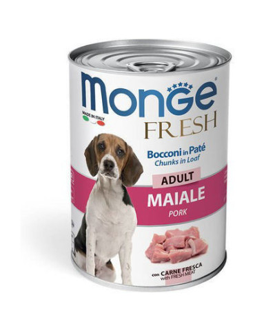 Monge Fresh konservuotas pašaras šunims su kiauliena 400g